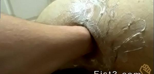  Super young gay boys cum shots Saline & a Fist